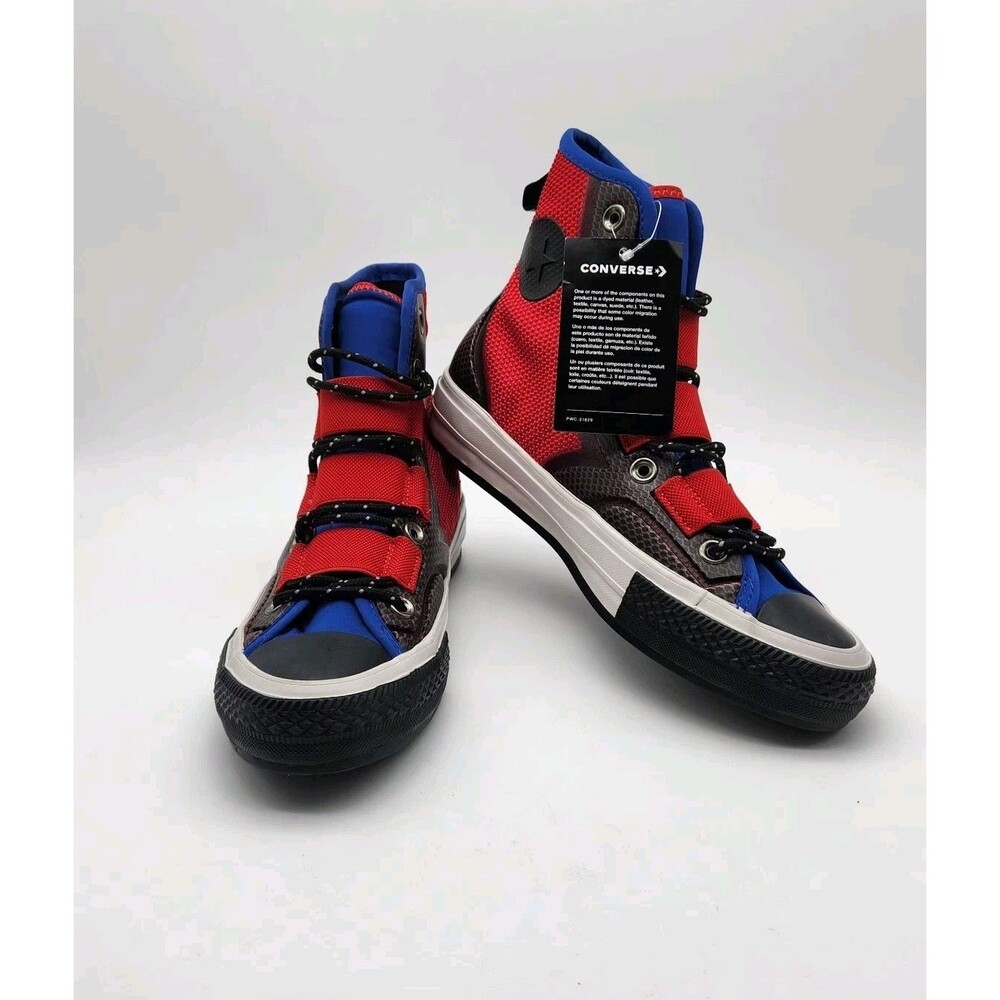 Converse Big Kid Chuck 70 Tech Hiker Hi Red/Blue/Black Size 6Y 262285C NWOT/box.